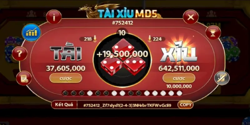 3 uu diem tai xiu md5 3 ưu điểm tuyệt vời của game lắc xí ngầu