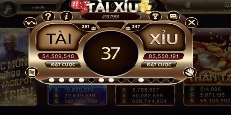 dat cuoc may man quy luat tai xiu Đặt cược theo may mắn đem lại bất ngờ khi chơi tài xỉu